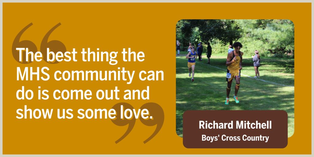 Milton Hershey School senior Richard Mitchell cross country athlete