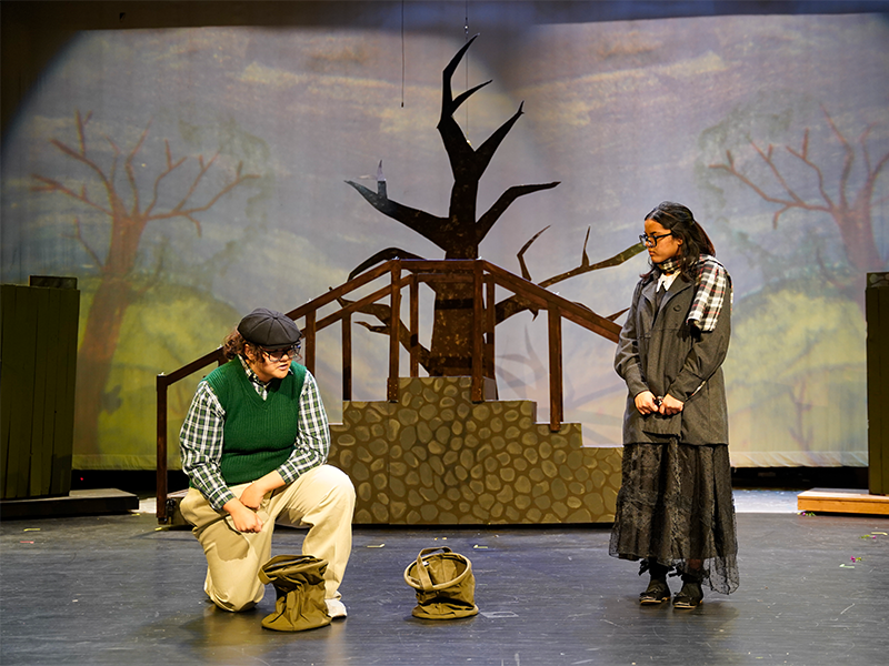 Senior Division students perform the Secret Garden fall play