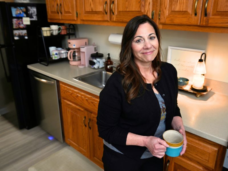 Sherri Case Transitional Living Assistant in a TL kitchen