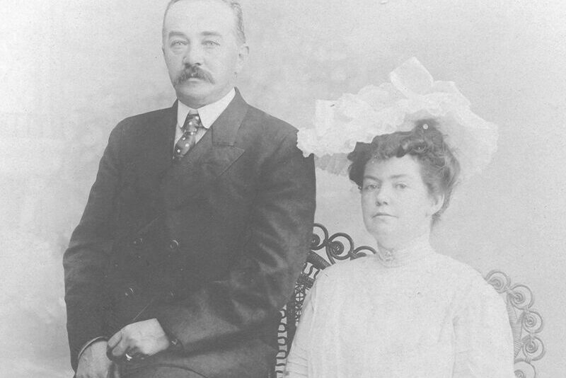 Milton Hershey School founders, Milton and Catherine Hershey.