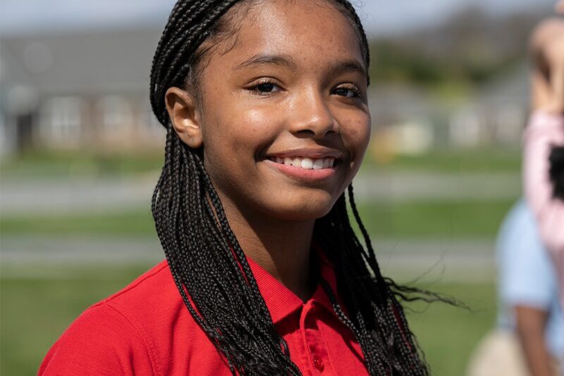 Middle school student