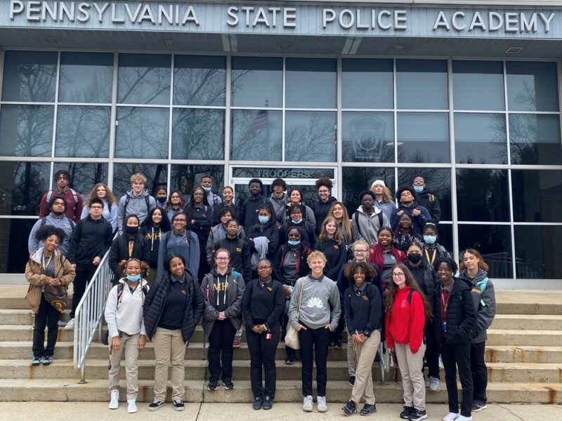 Milton Hershey School students discuss important issues with affecting youth with Pennsylvania State Police