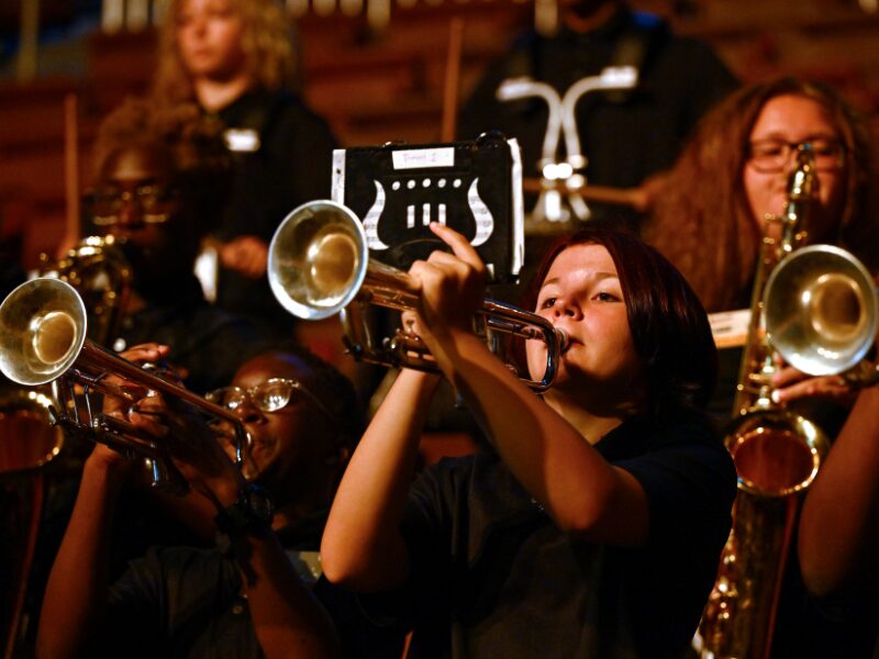 Opening of School Assembly band