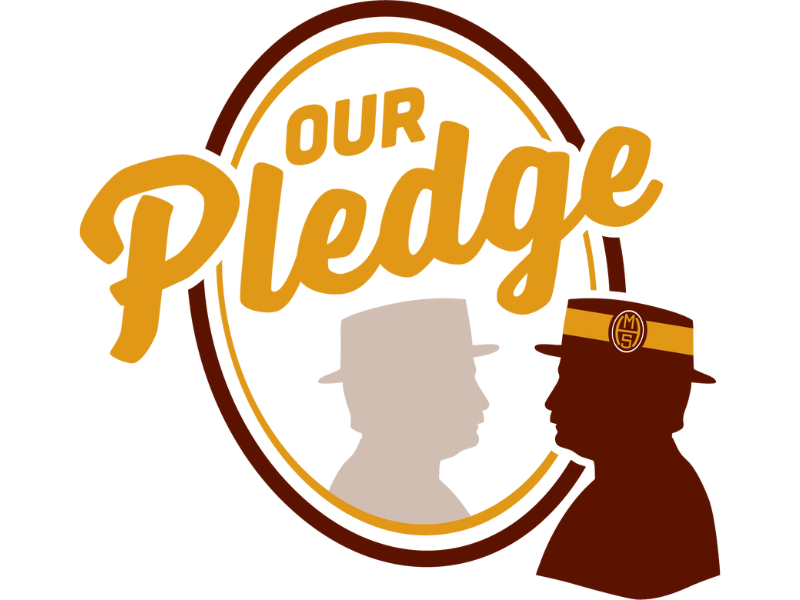 2025-26 Our Pledge Logo