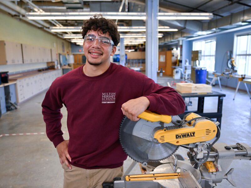 mhs carpentry student